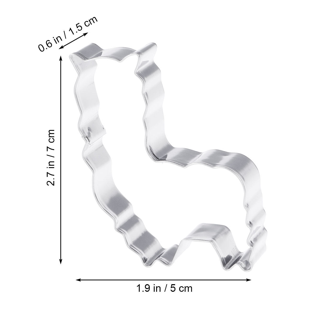 3Pcs Alpaca Shaped Stainless S - Wedding Decoration Supply 评论和价格