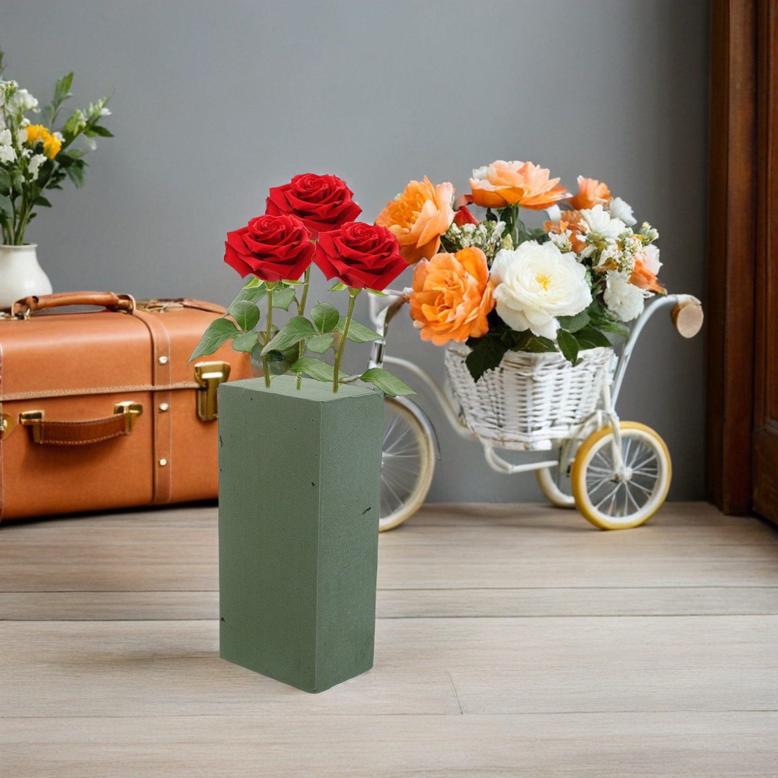 10Pcs Floral Foam Blocks Green - Wedding Floral Supply 评论和价格