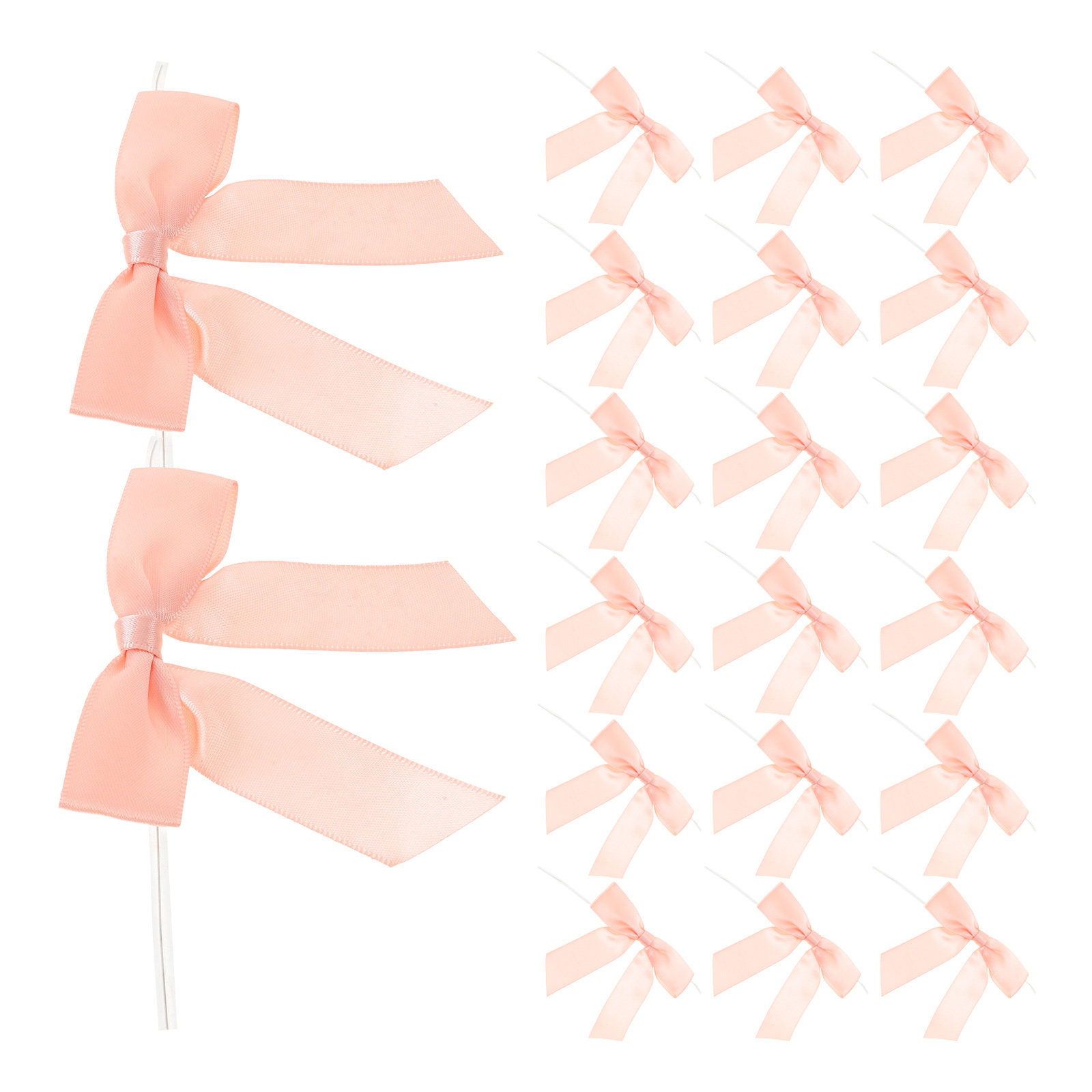 50Pcs Decorative Satin Ribbon  - Wedding Decoration Supply 评论和价格