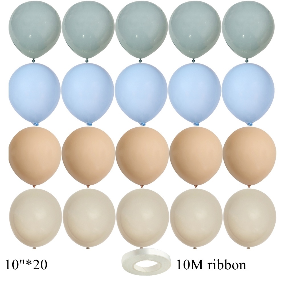 15/20PCS 10inch Retro Balloon  - Wedding Supply Kit 评论和价格