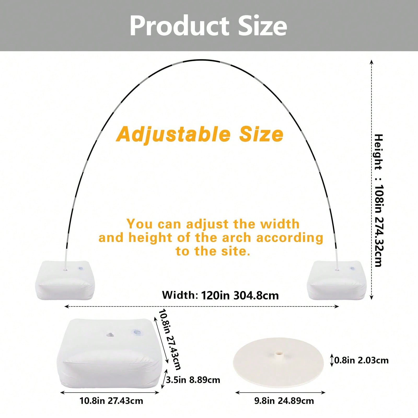 1 Set Balloon Arch Stand Kit,  - Wedding Supply Kit 评论和价格