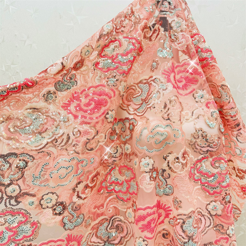 2 Yds/lot 130cm Wide Pink Purp - Wedding Dress Supply 评论和价格