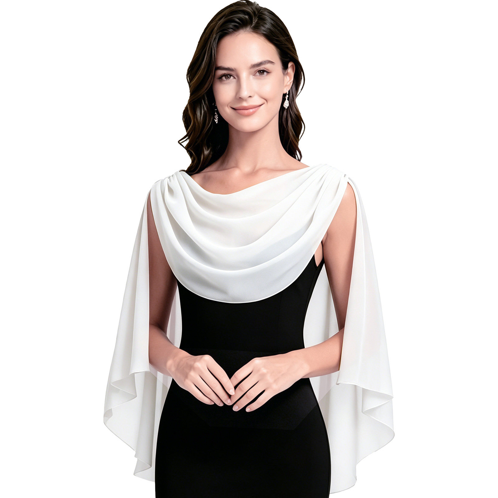 Cowl Neck Shawls Wraps for Wom - Wedding Dress Supply 评论和价格