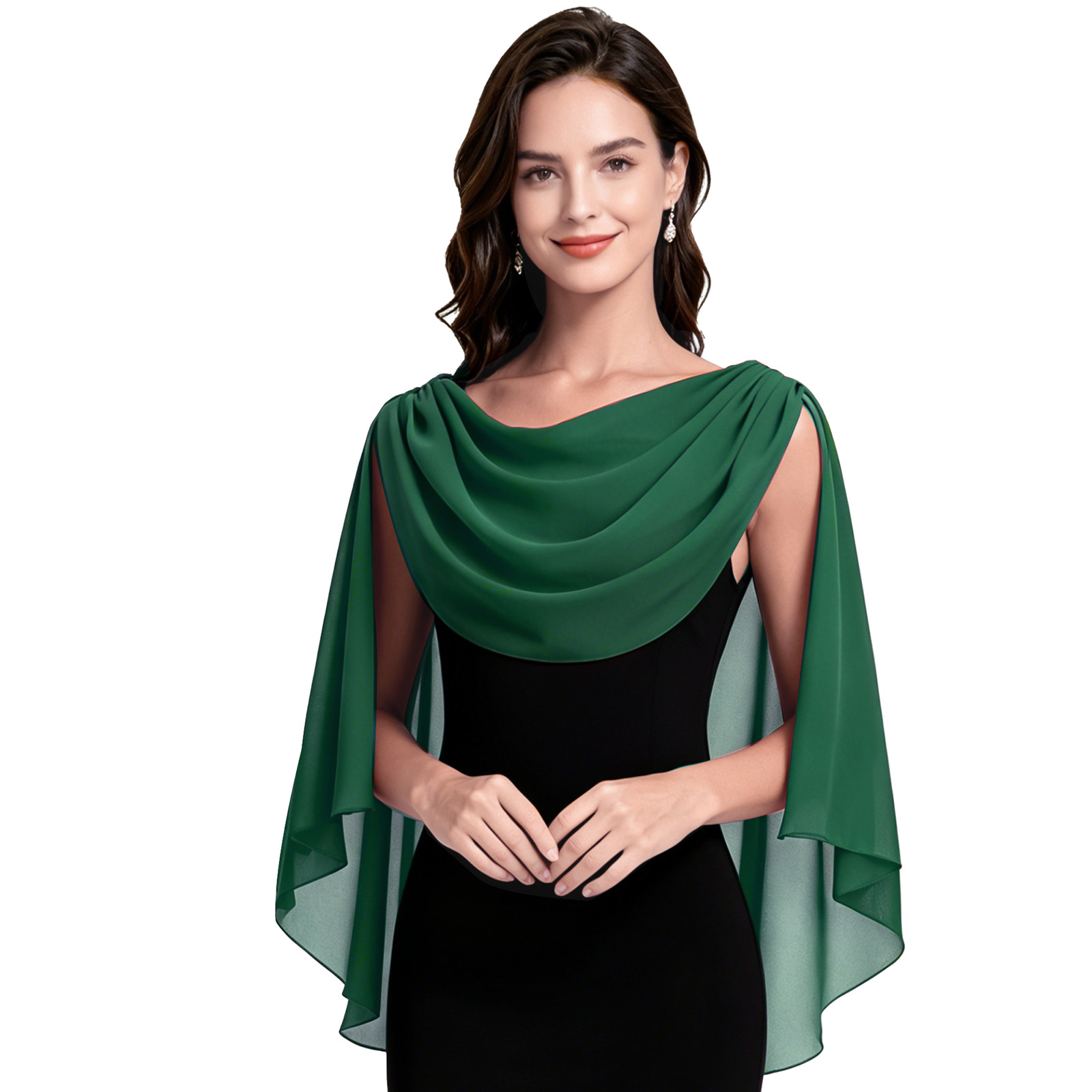 Cowl Neck Shawls Wraps for Wom - Wedding Dress Supply 评论和价格