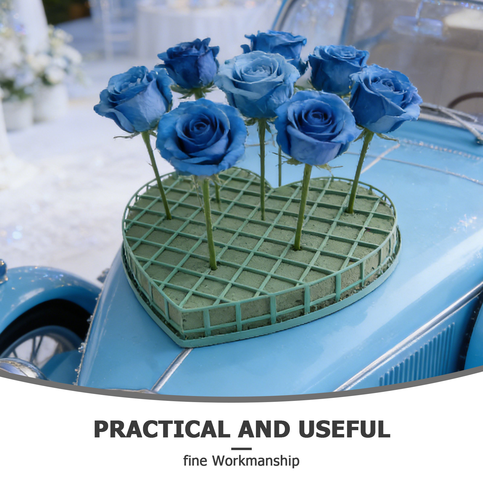 1Set Flower Mud Heart Floral F - Wedding Floral Supply 评论和价格