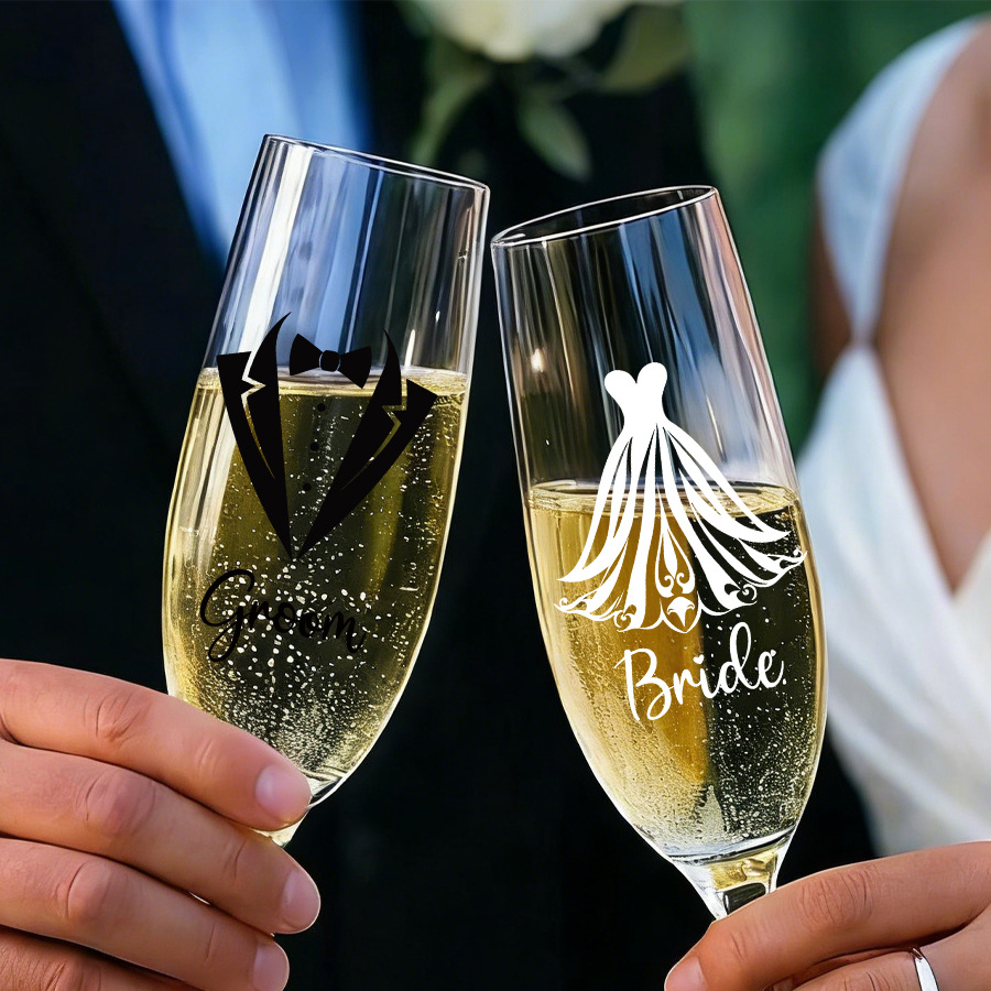 Wedding Champagne Glass Decora - Wedding Dress Supply 评论和价格