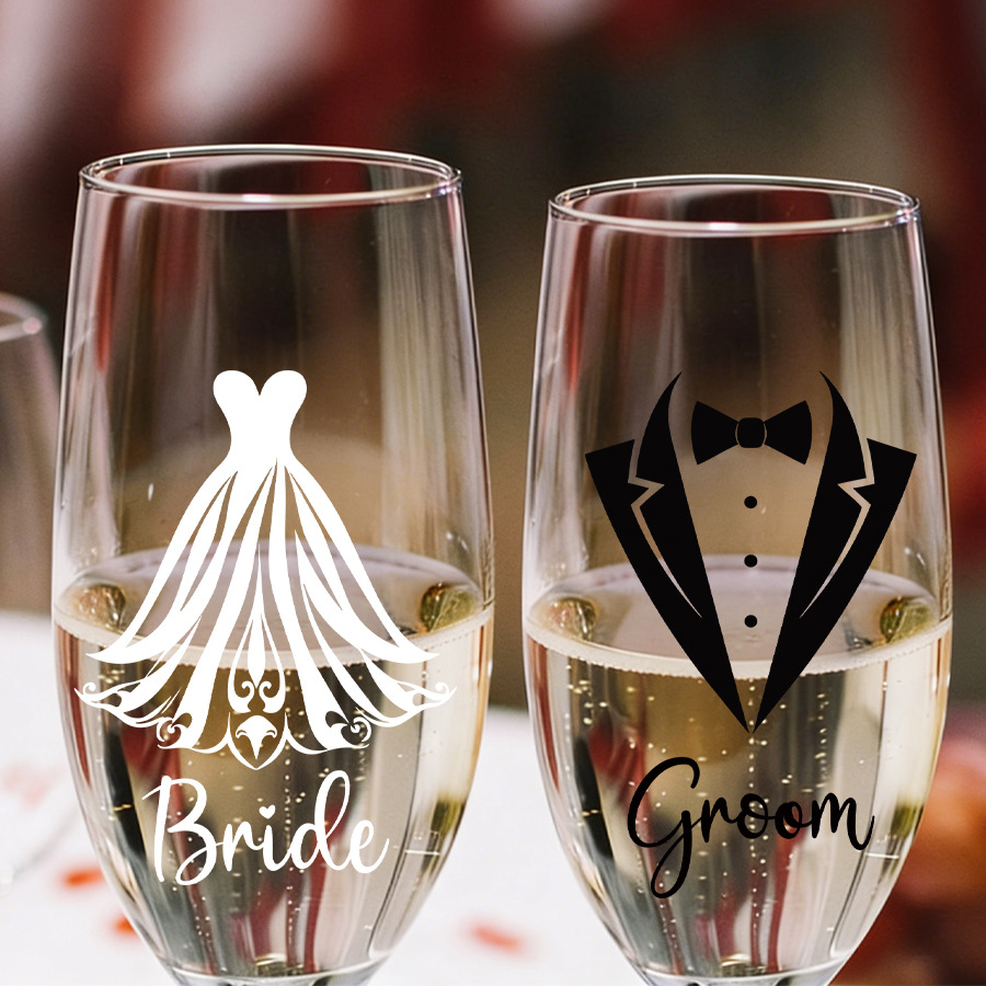 Wedding Champagne Glass Decora - Wedding Dress Supply 评论和价格