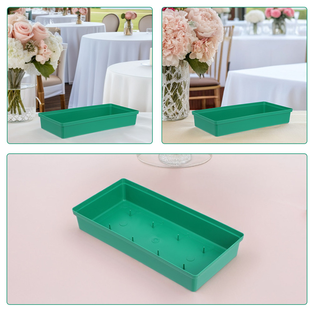 8Pcs Floral Mud Tray Rectangle - Wedding Floral Supply 评论和价格